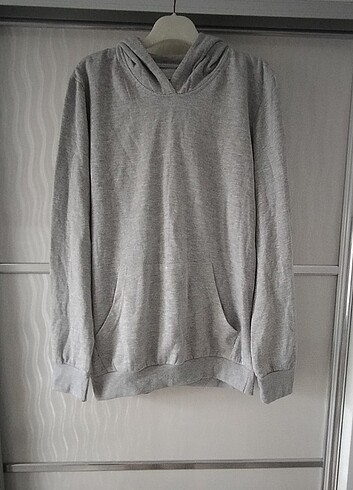 İçi yünlü gri renk sweat 