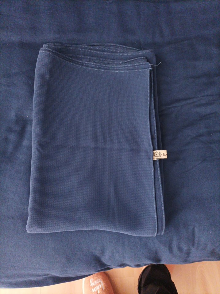 Empriyal Lacivert Düz Şal - Görsel 2