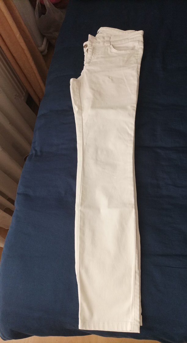 Adl Beyaz Kadın Skinny Denim Pantolon - Görsel 4