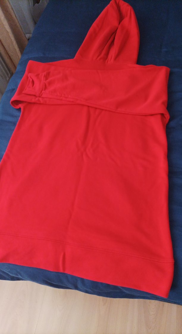 Suud Kırmızı Kapüşonlu Kadın Sweatshirt - Görsel 2