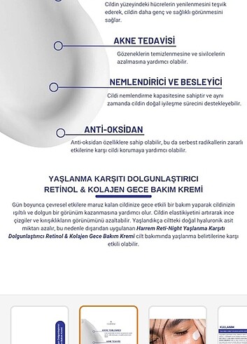 Beden Harrem gece bakım kremi
