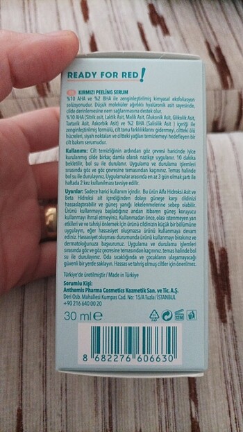 Diğer Cire Aseptine kırmızı peeling