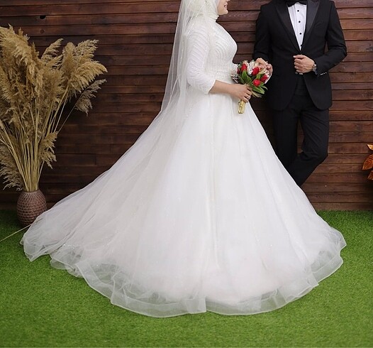 Tesettür Gelinlik - Görsel 3