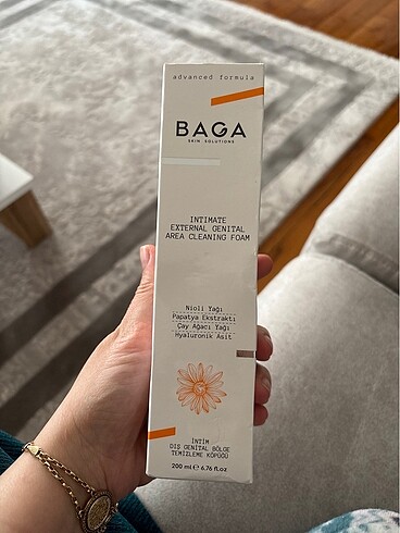 Genital bölge temizleme köpüğü