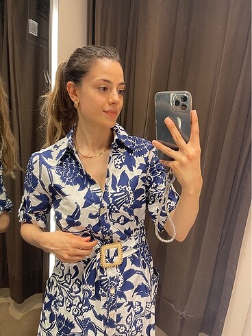 xs Beden lacivert Renk Zara Elbise