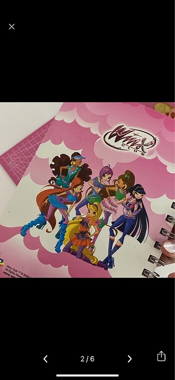  Winx bloom defter günlük