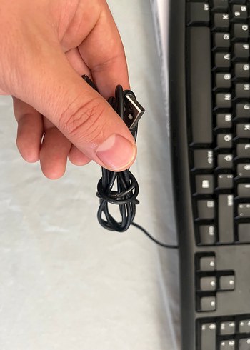 Siyah Logitech k120 Klavye - Görsel 2