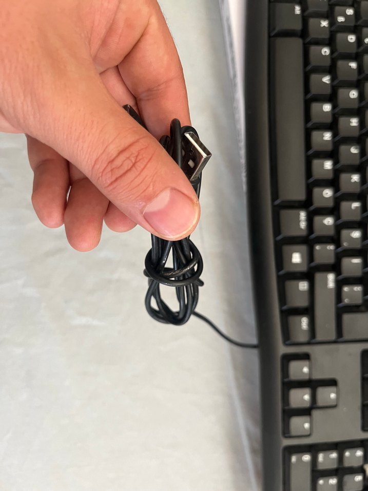 Siyah Logitech k120 Klavye - Görsel 2