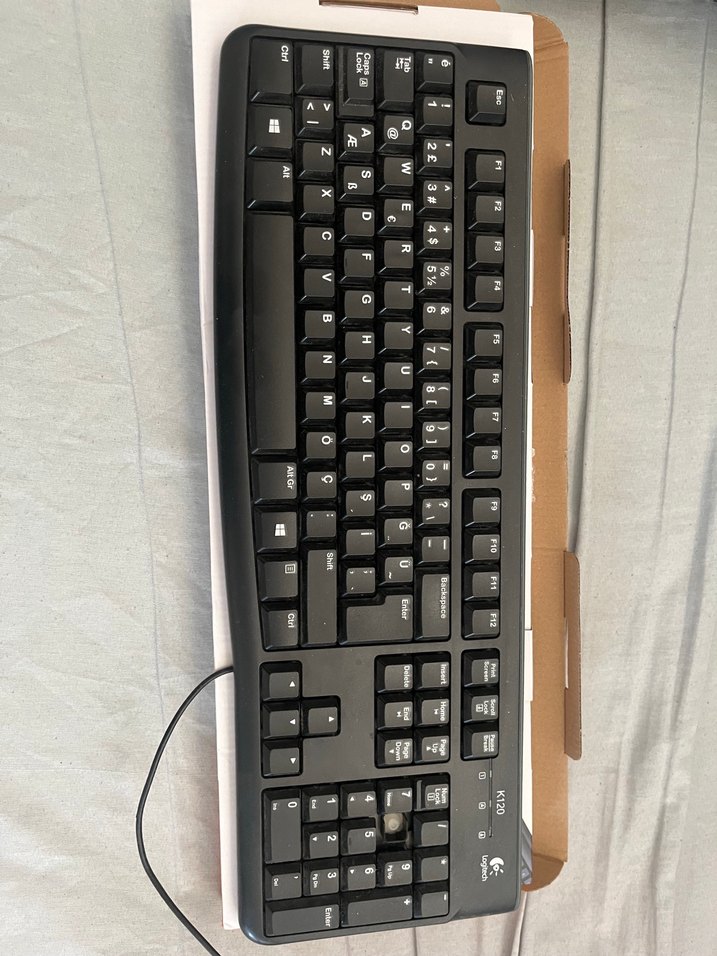 Siyah Logitech k120 Klavye - Görsel 5