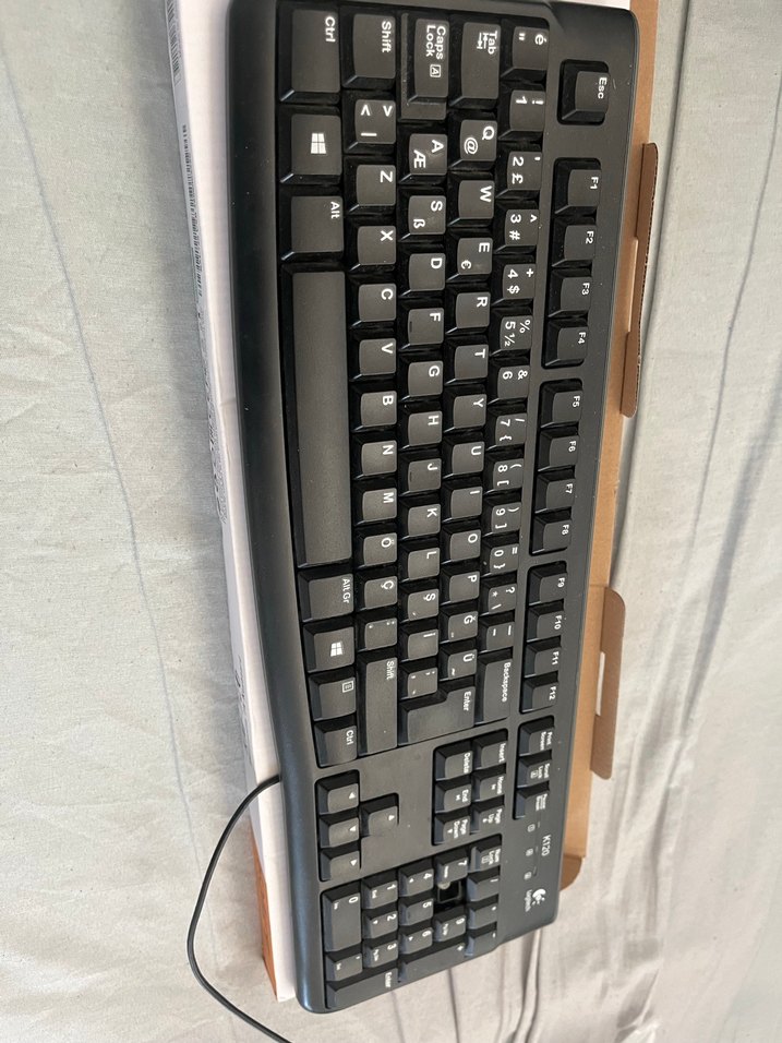 Siyah Logitech k120 Klavye - Görsel 4