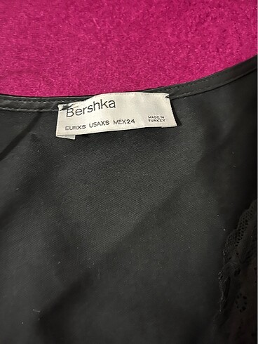 xs Beden BERSHKA saten gömlek