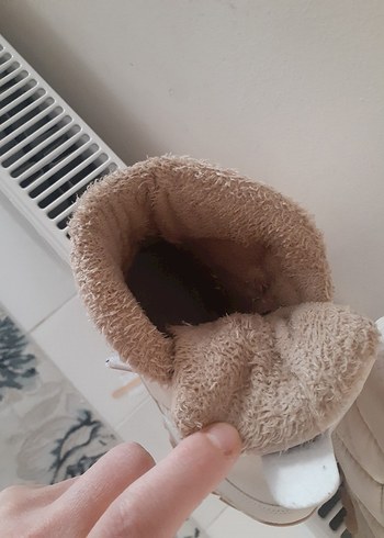 Tokalı Beyaz Kız Çocuk Botu - Görsel 4