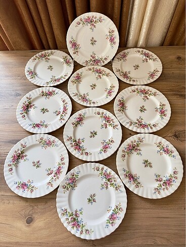 Royal Albert Moss Rose pasta tabağı