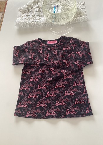 Kız Çocuk Pembe Baskılı Uzun Kollu Sweatshirt - Görsel 4