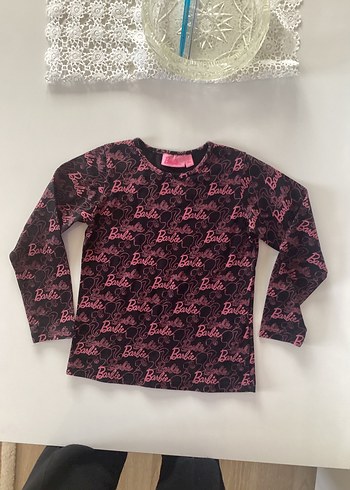 Kız Çocuk Pembe Baskılı Uzun Kollu Sweatshirt - Görsel 8