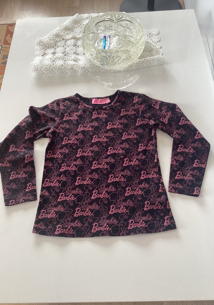 Kız Çocuk Pembe Baskılı Uzun Kollu Sweatshirt - Görsel 3