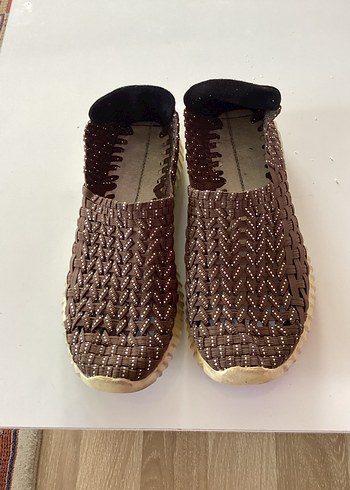 Kahverengi Kadın Dolgu Topuklu Espadril - Görsel 11