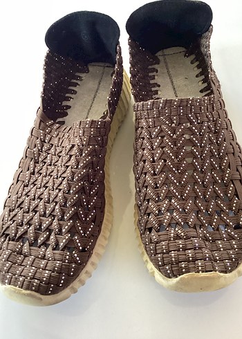 Kahverengi Kadın Dolgu Topuklu Espadril - Görsel 7