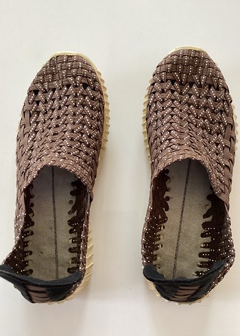 Kahverengi Kadın Dolgu Topuklu Espadril - Görsel 4