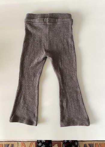 Kız Çocuk Gri Örgü Tayt - Görsel 4