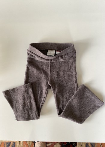 Kız Çocuk Gri Örgü Tayt - Görsel 5