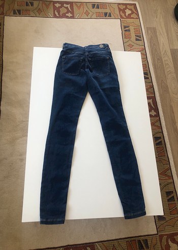 Diğer Mavi Kadın Slim Fit Midi Boy Kot Pantolon