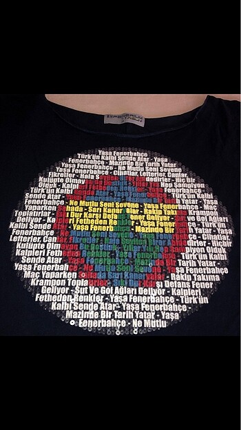38 Beden lacivert Renk Fenerium Tshirt