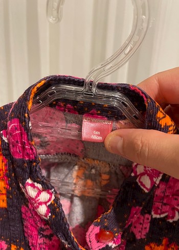 LC Waikiki Renkli Tie-Dye V Yaka Kısa Kollu Elbise