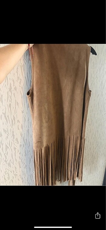 Süet Yelek - Görsel 2