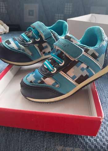 Mavi Gri Erkek Çocuk Spor Ayakkabısı - Görsel 7