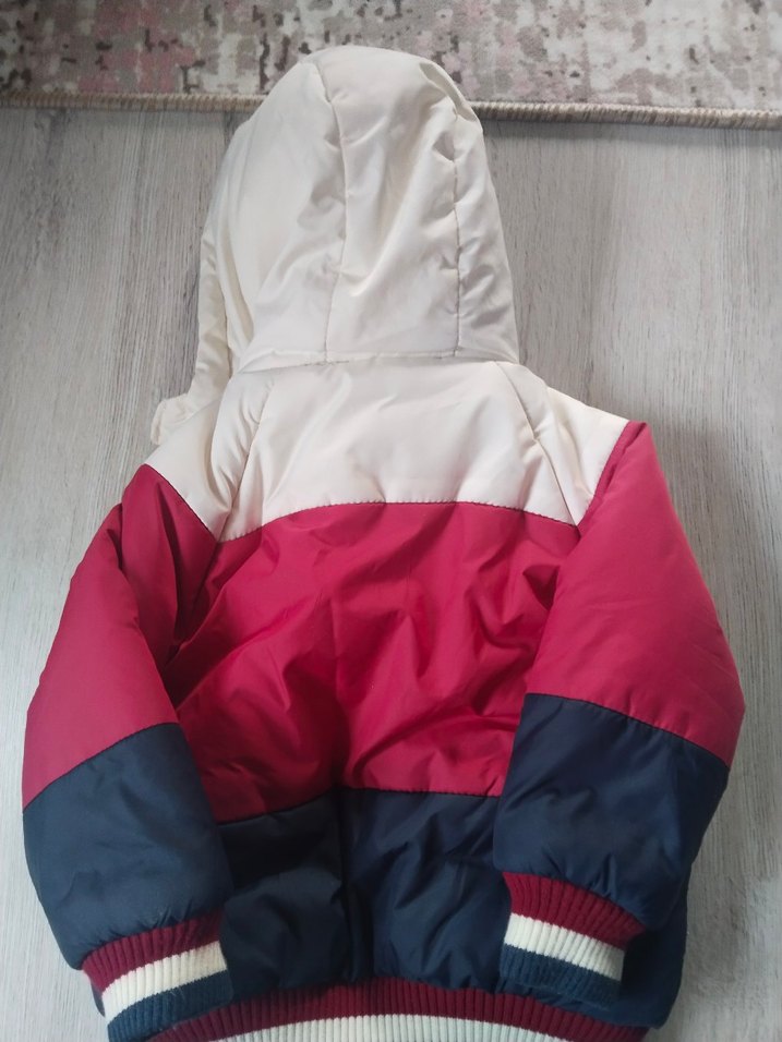 Koyu Pembe Fermuarlı Erkek Çocuk Mont - Görsel 4