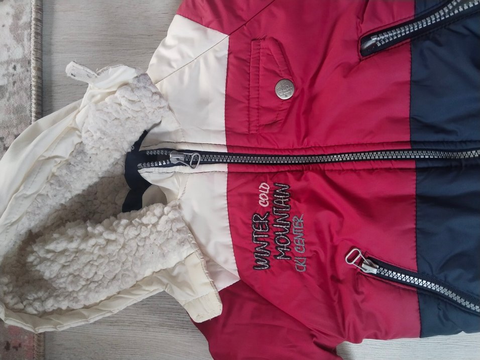 Koyu Pembe Fermuarlı Erkek Çocuk Mont - Görsel 3