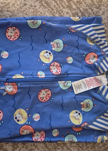 Diğer Erkek Çocuk Renkli bebek mayoFermuarlı Pijama