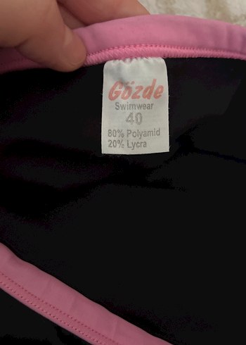 Pembe Siyah Spor Mini Mayo Takımı - Görsel 3