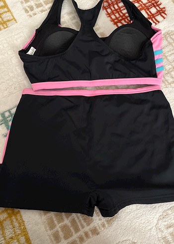 Pembe Siyah Spor Mini Mayo Takımı - Görsel 2