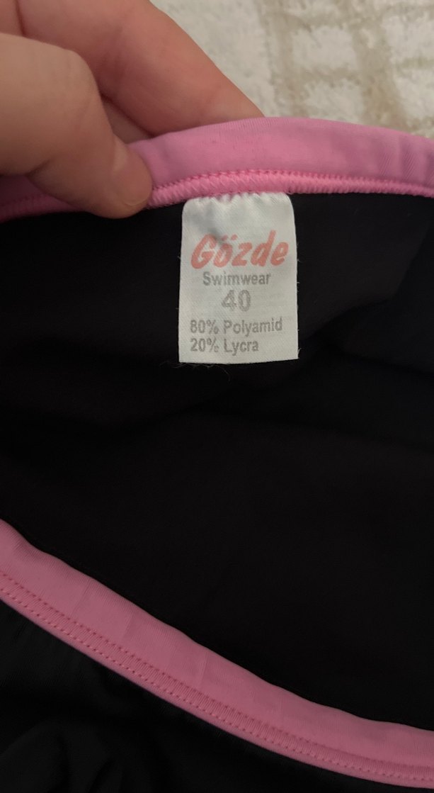 Pembe Siyah Spor Mini Mayo Takımı - Görsel 3