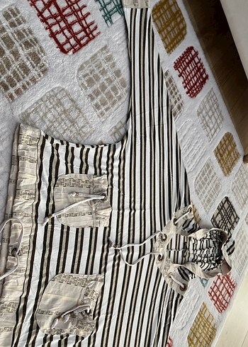 Çizgili Uzun Kollu Hamile Bluzu - Görsel 2