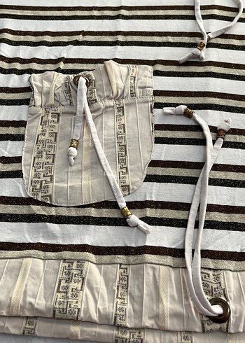 Çizgili Uzun Kollu Hamile Bluzu - Görsel 4