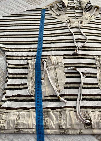 Çizgili Uzun Kollu Hamile Bluzu - Görsel 7