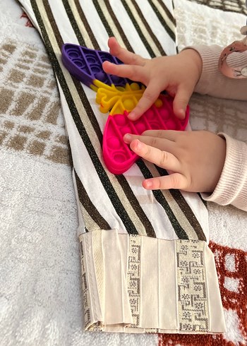 Çizgili Uzun Kollu Hamile Bluzu - Görsel 9