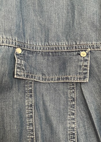 Mavi Kadın Düğmeli Denim Ceket - Görsel 2