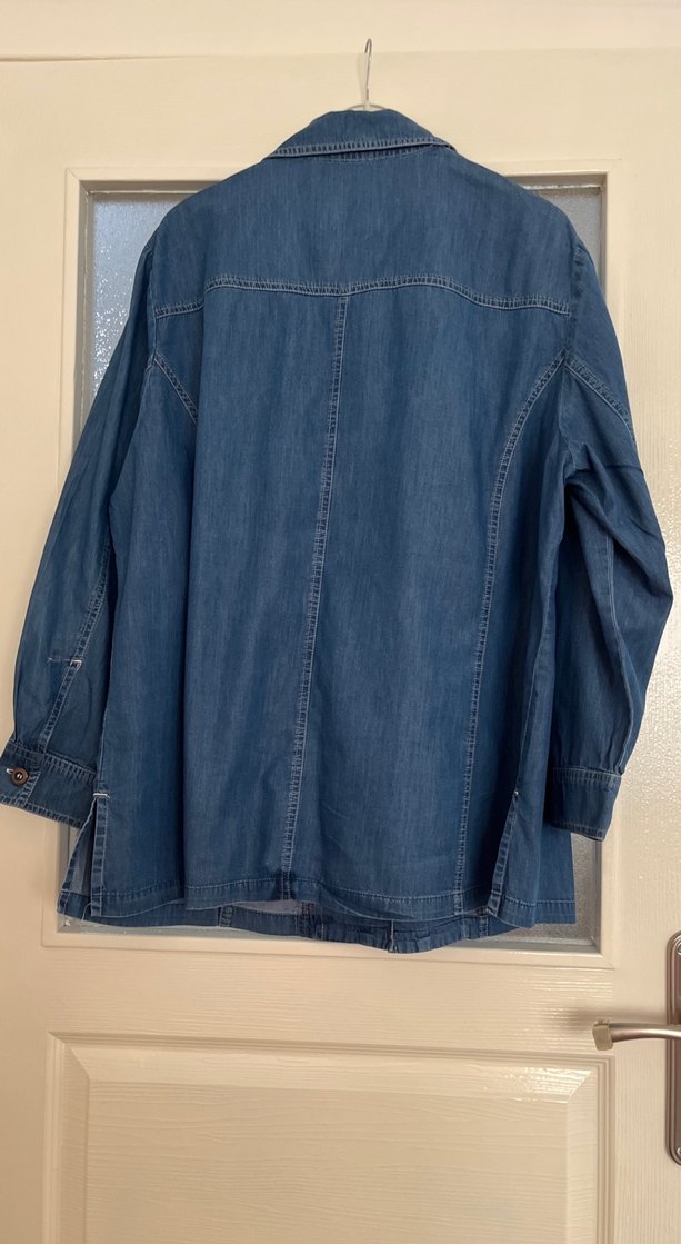 Mavi Kadın Düğmeli Denim Ceket - Görsel 4