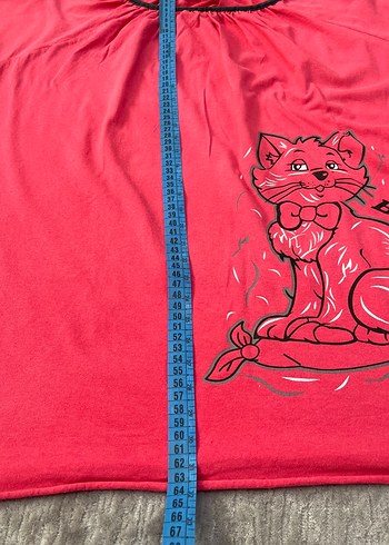 Renkli Baskılı Hamile Kısa Kollu Tişört - Görsel 5