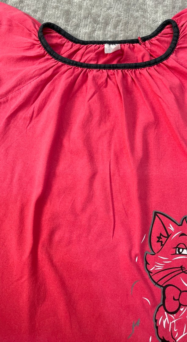 Renkli Baskılı Hamile Kısa Kollu Tişört - Görsel 3