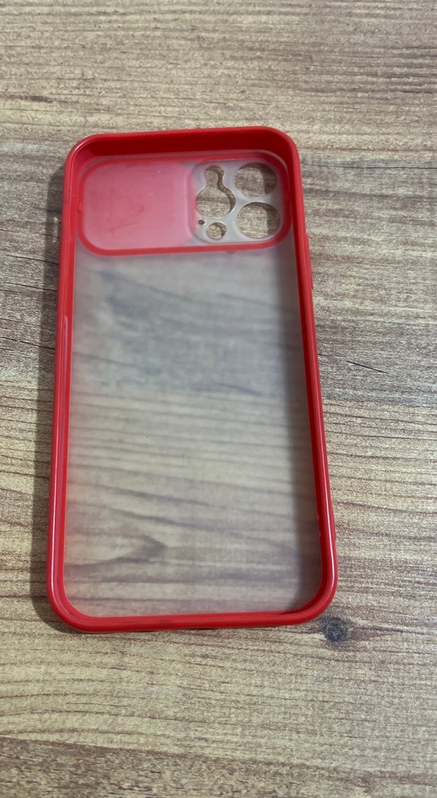 Kırmızı Fermuarlı Bohem Telefon Kılıfı - Görsel 2