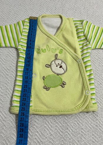 Uzun Kollu Yeşil Bebek Erkek Kıyafet Seti - Görsel 5