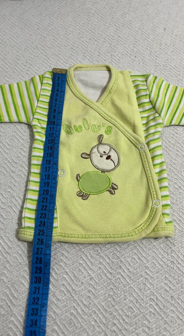 Uzun Kollu Yeşil Bebek Erkek Kıyafet Seti - Görsel 5