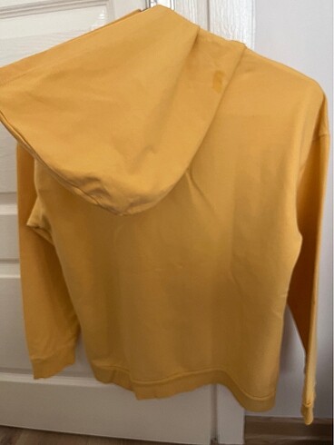 s Beden Sarı şapkalı sweatshirt