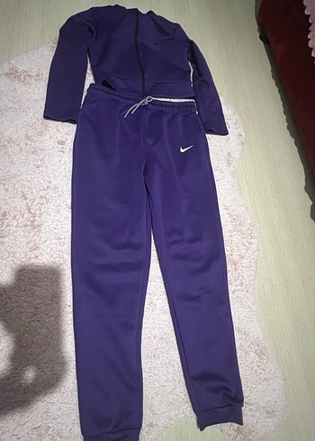 Nike Kadın Mor Fermuarlı Eşofman Takımı