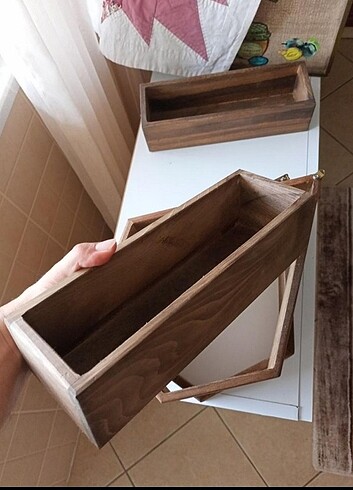 AHŞAP SAKSILIK ORGANİZER 